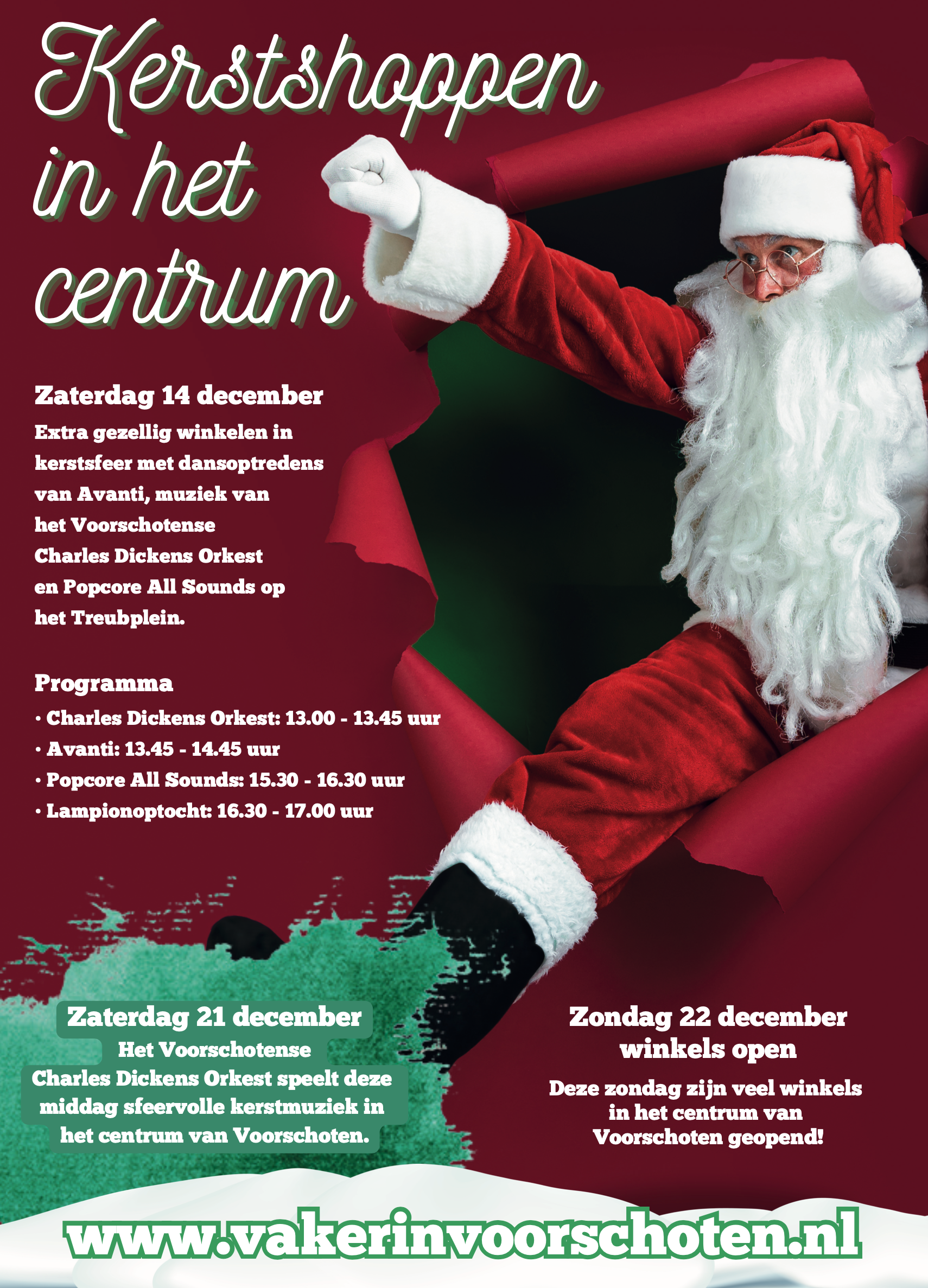 Kerstshoppen Voorschoten centrum